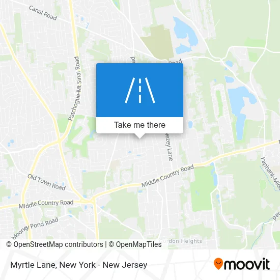 Myrtle Lane map