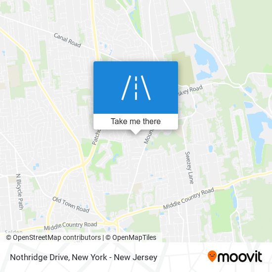 Nothridge Drive map