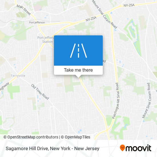 Sagamore Hill Drive map