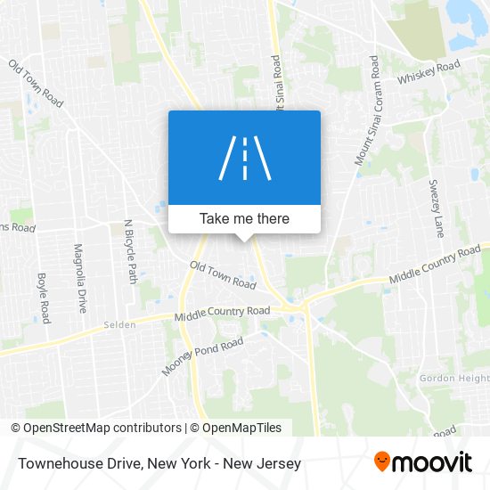 Townehouse Drive map