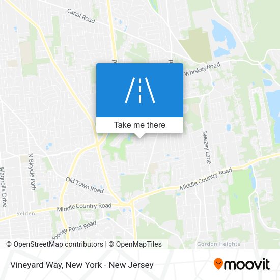 Mapa de Vineyard Way