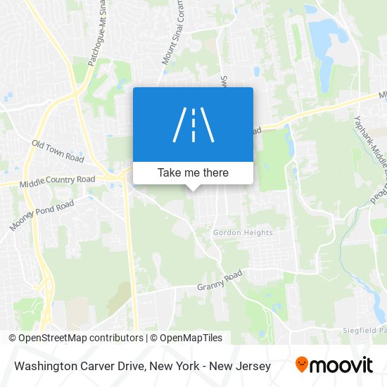 Washington Carver Drive map