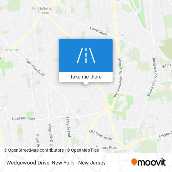 Mapa de Wedgewood Drive