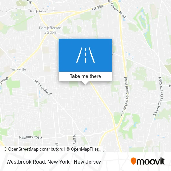 Mapa de Westbrook Road