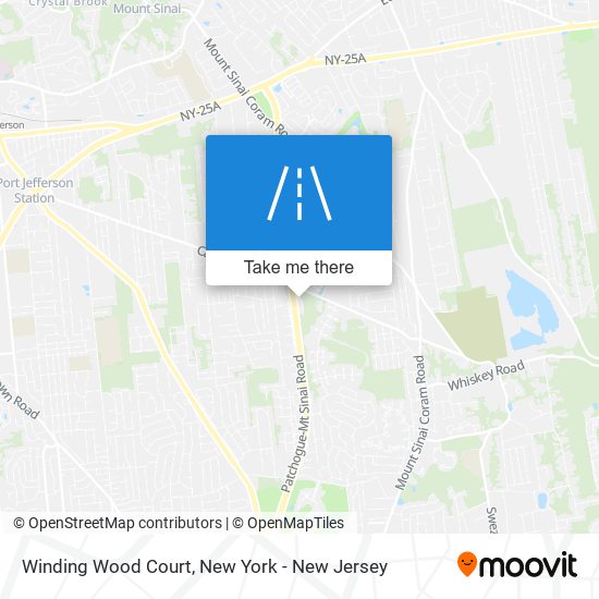 Mapa de Winding Wood Court