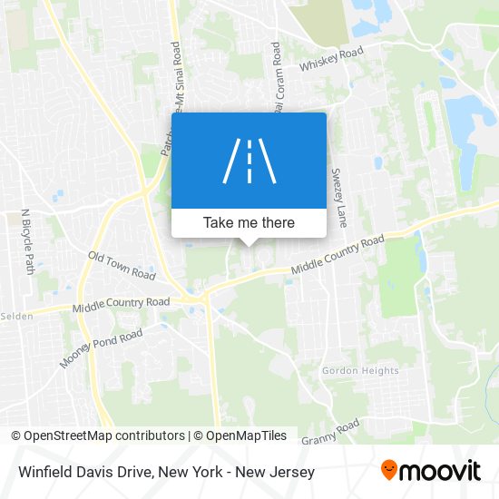 Winfield Davis Drive map