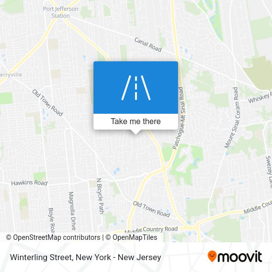 Mapa de Winterling Street