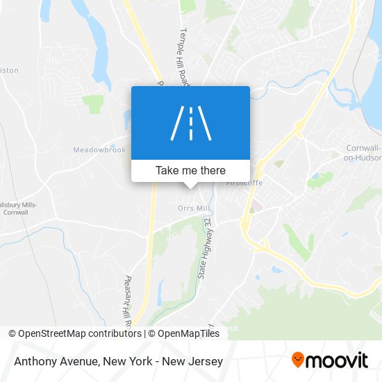 Mapa de Anthony Avenue