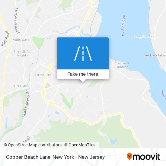 Copper Beach Lane map