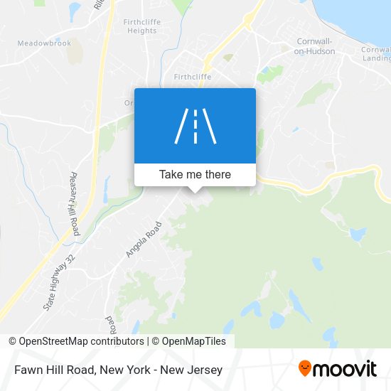 Mapa de Fawn Hill Road