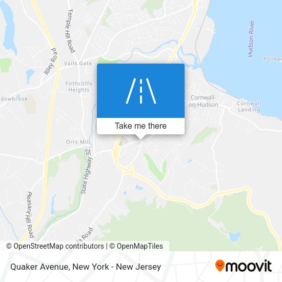 Mapa de Quaker Avenue