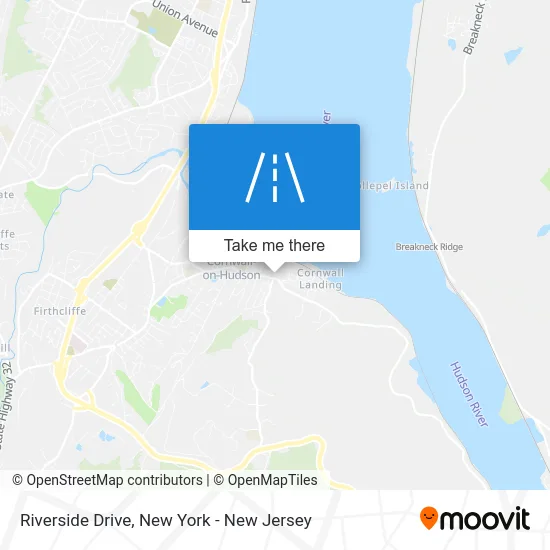 Riverside Drive map