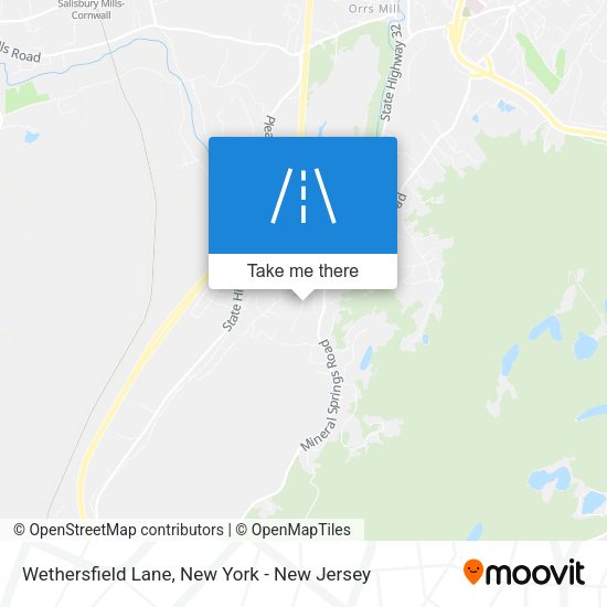 Mapa de Wethersfield Lane