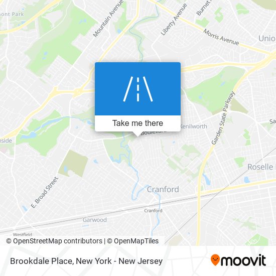 Brookdale Place map