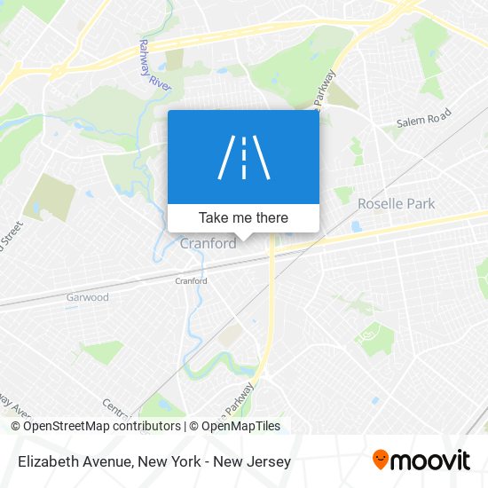 Elizabeth Avenue map