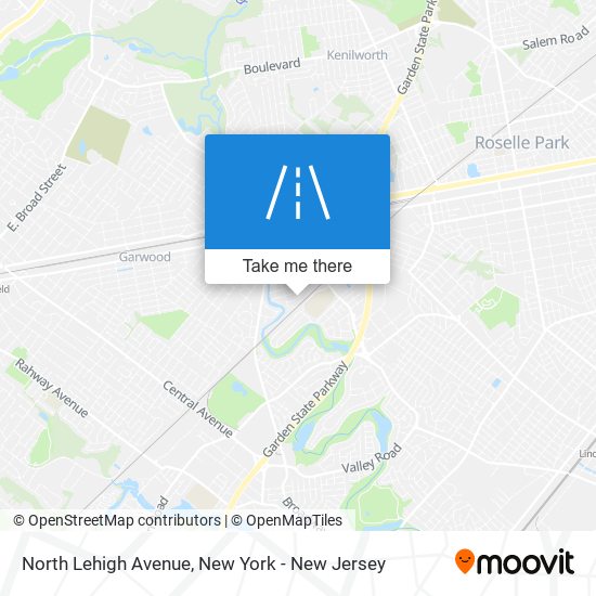 Mapa de North Lehigh Avenue