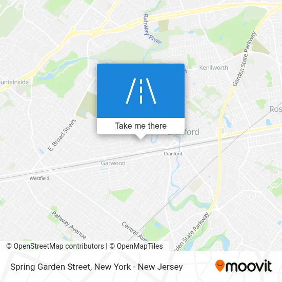 Spring Garden Street map