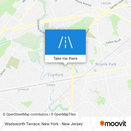 Wadsworth Terrace map
