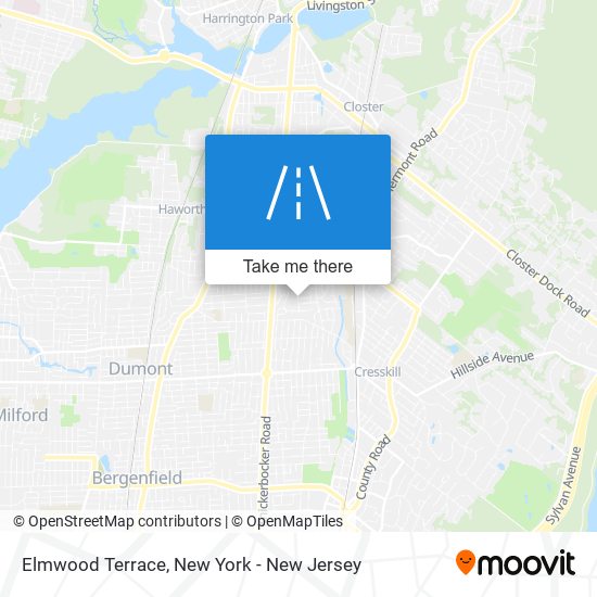 Mapa de Elmwood Terrace