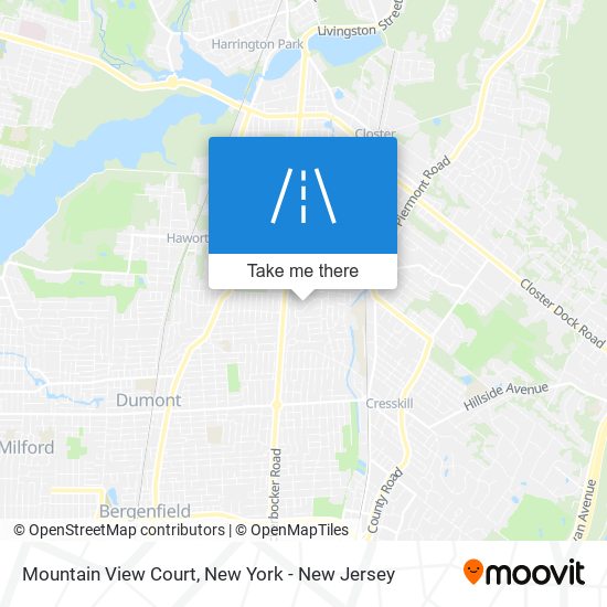 Mountain View Court map