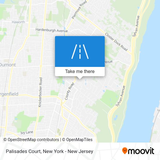 Mapa de Palisades Court