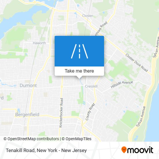 Tenakill Road map