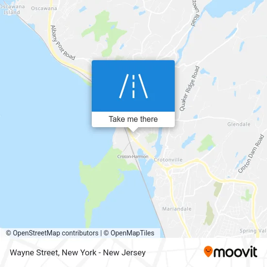 Wayne Street map