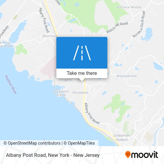 Mapa de Albany Post Road
