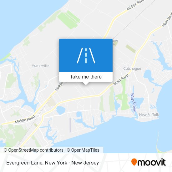 Mapa de Evergreen Lane