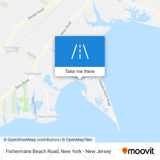 Mapa de Fishermans Beach Road