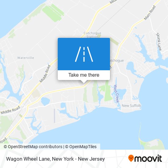 Mapa de Wagon Wheel Lane