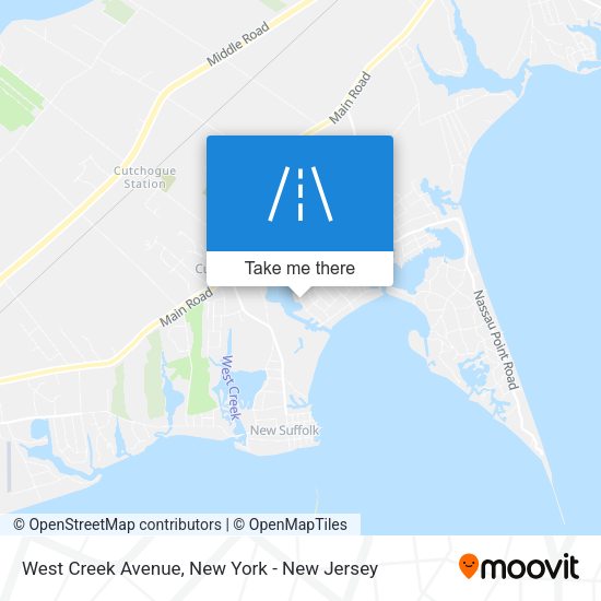 Mapa de West Creek Avenue