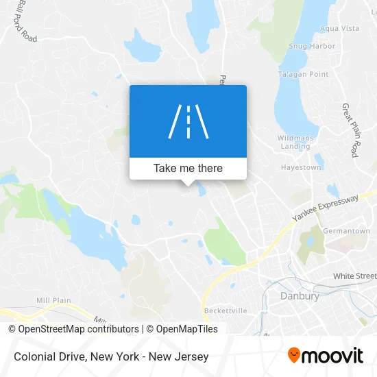 Colonial Drive map