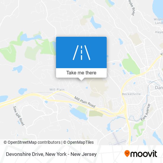 Mapa de Devonshire Drive
