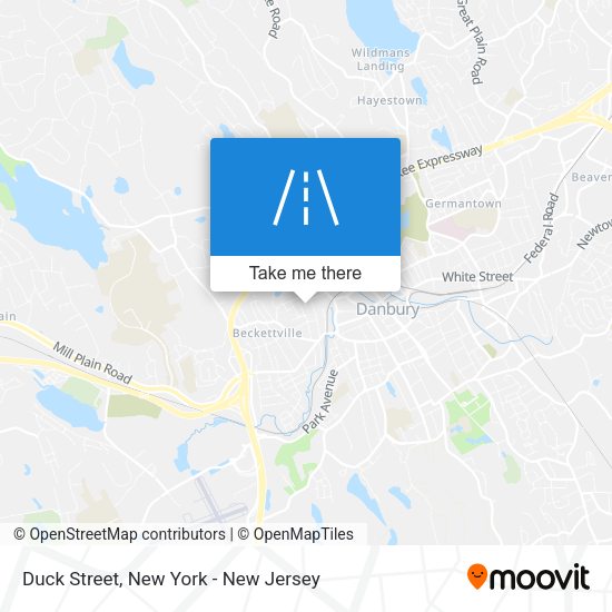 Duck Street map