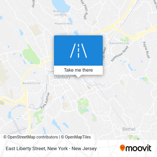 Mapa de East Liberty Street