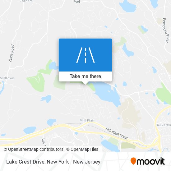 Mapa de Lake Crest Drive