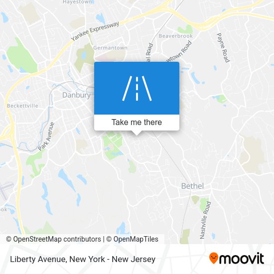 Mapa de Liberty Avenue
