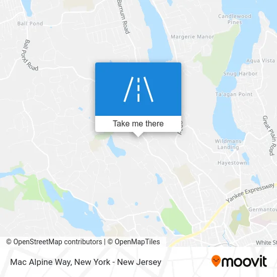 Mac Alpine Way map