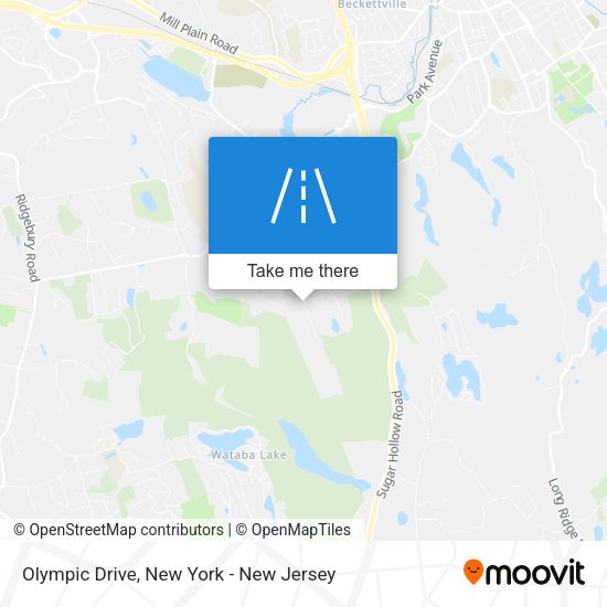 Olympic Drive map