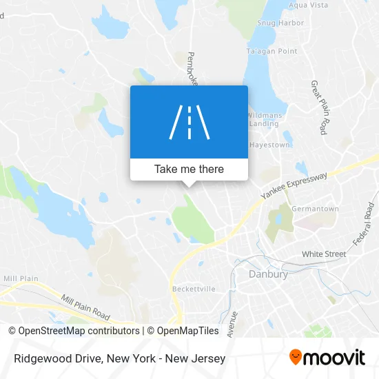 Ridgewood Drive map
