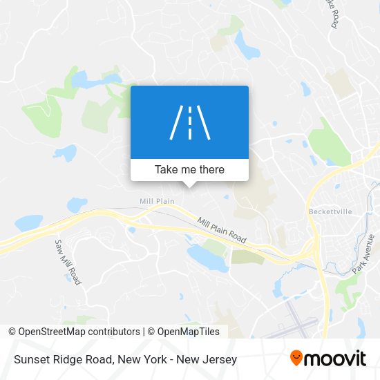 Mapa de Sunset Ridge Road