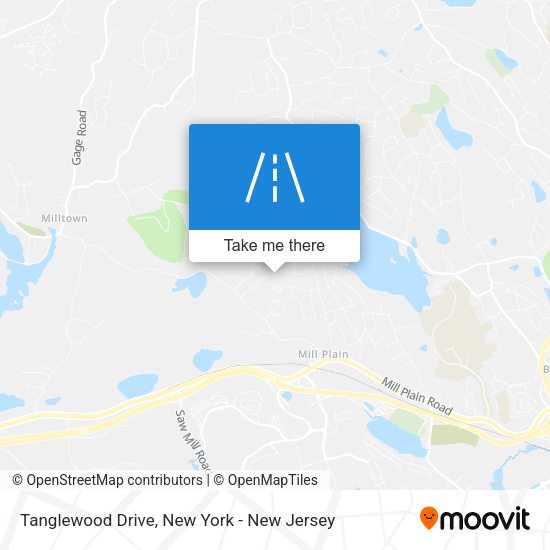 Tanglewood Drive map