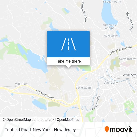 Mapa de Topfield Road