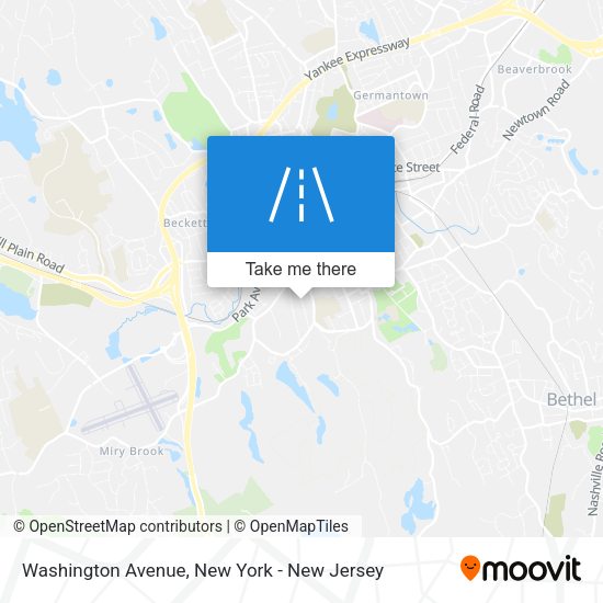 Mapa de Washington Avenue