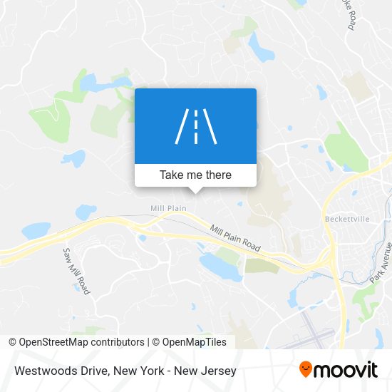 Mapa de Westwoods Drive