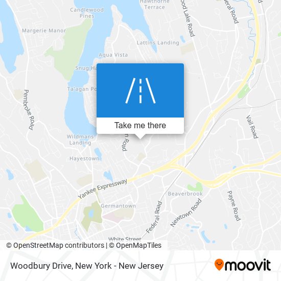 Mapa de Woodbury Drive