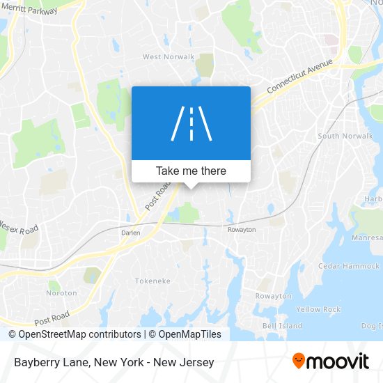 Mapa de Bayberry Lane