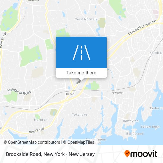 Mapa de Brookside Road