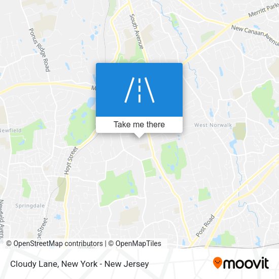 Mapa de Cloudy Lane
